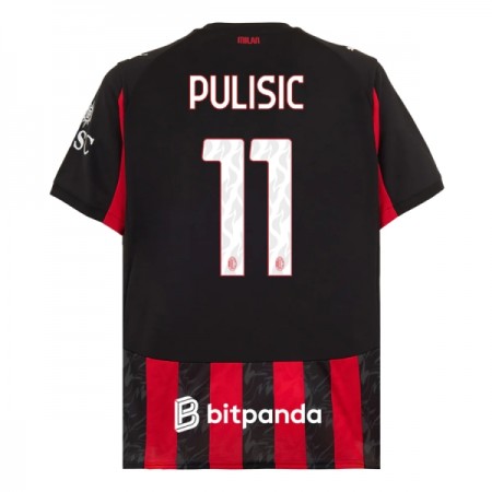 Nogometni Dres AC Milan Pulisic 11 Domaći 2025-26 Nogometni Dres AC Milan Pulisic 11 Domaći 2025-26